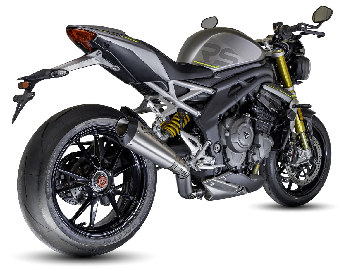 Triumph Speed Triple 1200 RS & RX 2025-2026 EVO-XC Titanium slip-on exhaust  Pro-Race exhaust systems