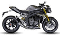 Triumph Speed Triple 1200 RS & RX 2025-2026 EVO-XC Titanium slip-on exhaust (Low Mount)  Pro-Race exhaust systems