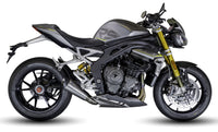 Triumph Speed Triple 1200 RS & RX 2025-2026 EVO-XC Titanium slip-on exhaust (Low Mount)  Pro-Race exhaust systems
