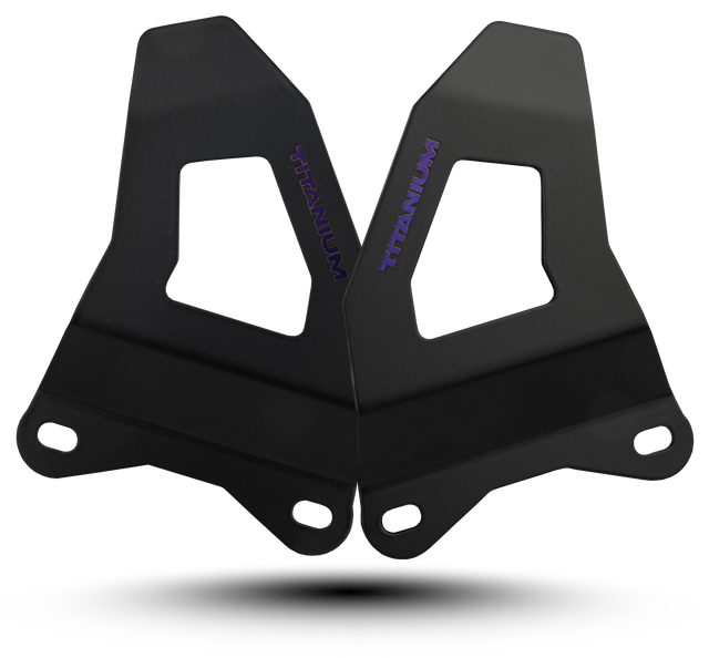 Triumph speed triple 1200 RS/RR 2021-2024 Titanium Heel guards Pro-Race exhaust systems