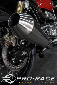Royal Enfield continental GT 650 2019-2023 CR-1 slip-on exhaust  Pro-Race exhaust systems