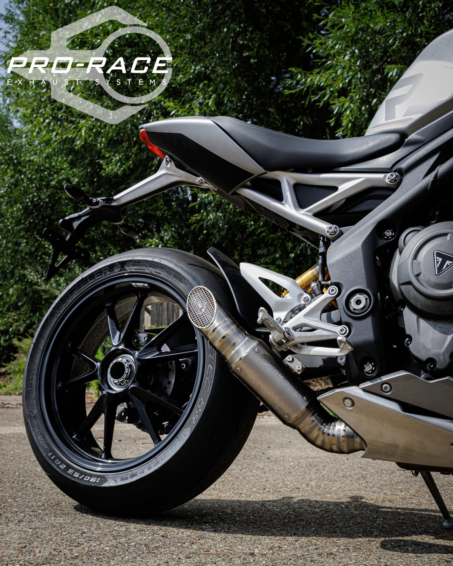 Triumph Speed Triple 1200 RS/RR 2021-2024 GP-S1R Low Mount Slip-on exhaust Pro-Race exhaust systems