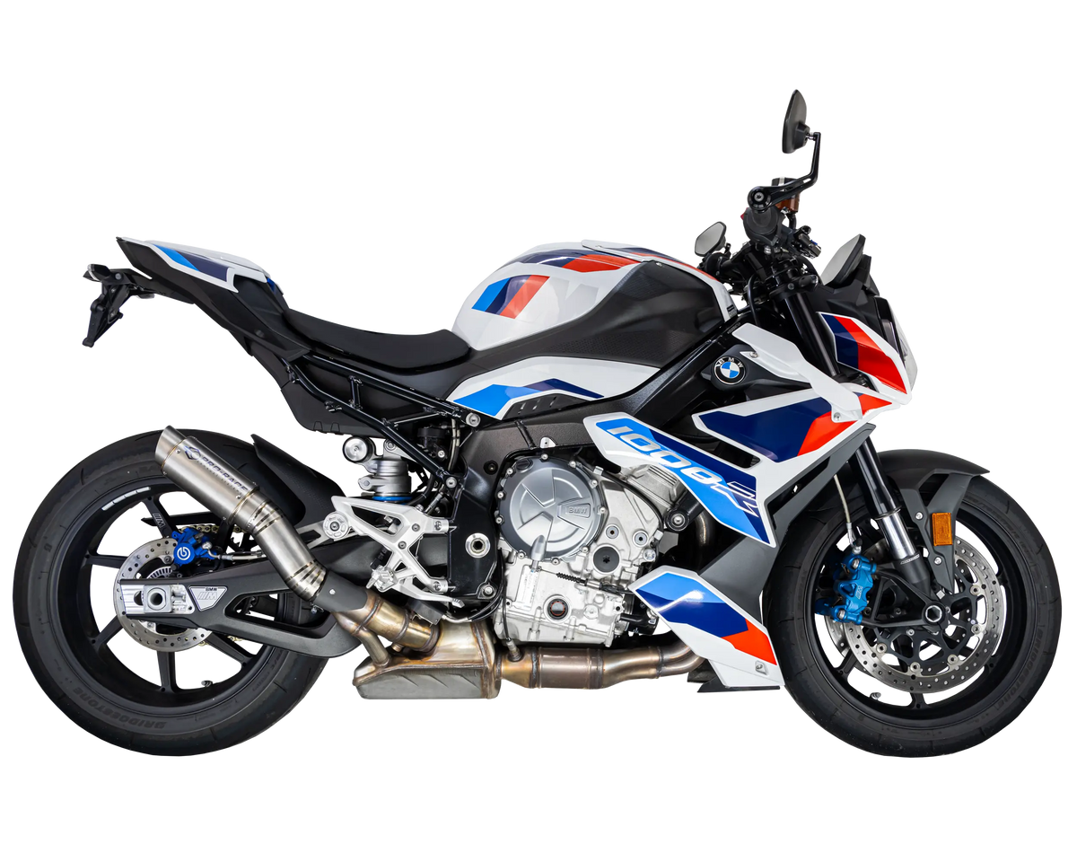 BMW M1000R 2022-2024 GP-R1 slip-on exhaust (High Mount)  Pro-Race exhaust systems