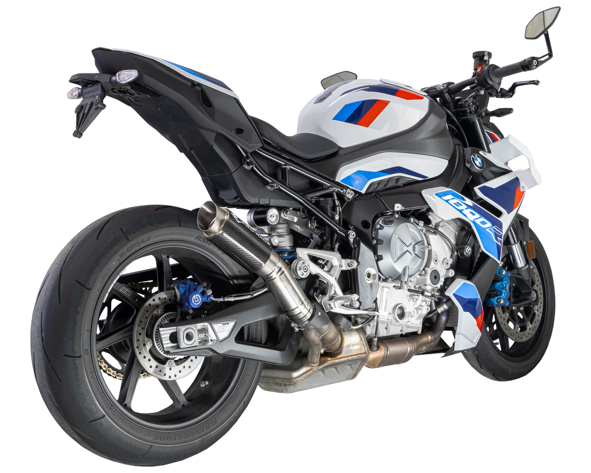 BMW M1000R 2022-2024 GP-R1 slip-on exhaust (High Mount)  Pro-Race exhaust systems