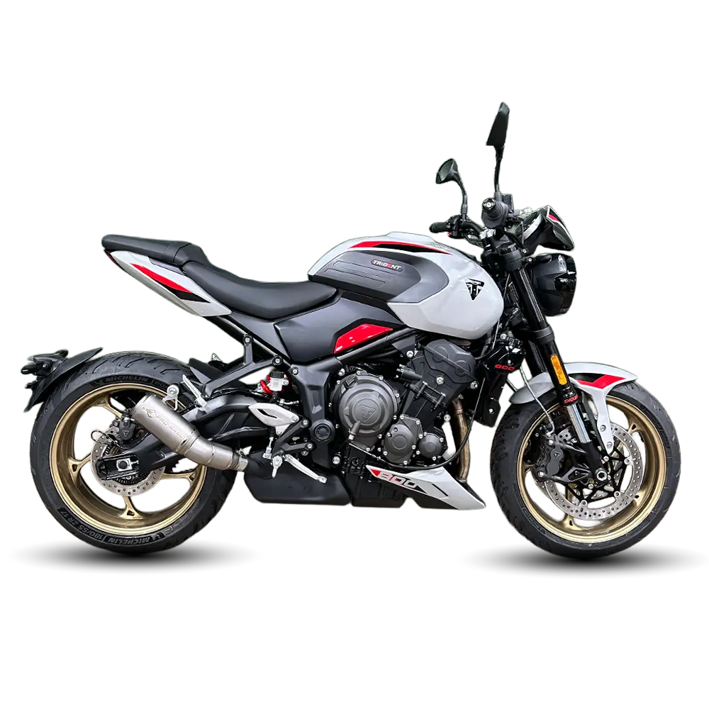 Triumph Trident 800 2026+ GP-RX Titanium Slip-on exhaust  Pro-Race exhaust systems