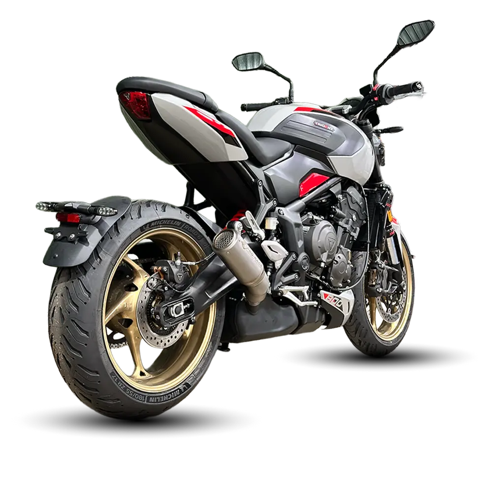 Triumph Trident 800 2026+ GP-RX Titanium Slip-on exhaust  Pro-Race exhaust systems