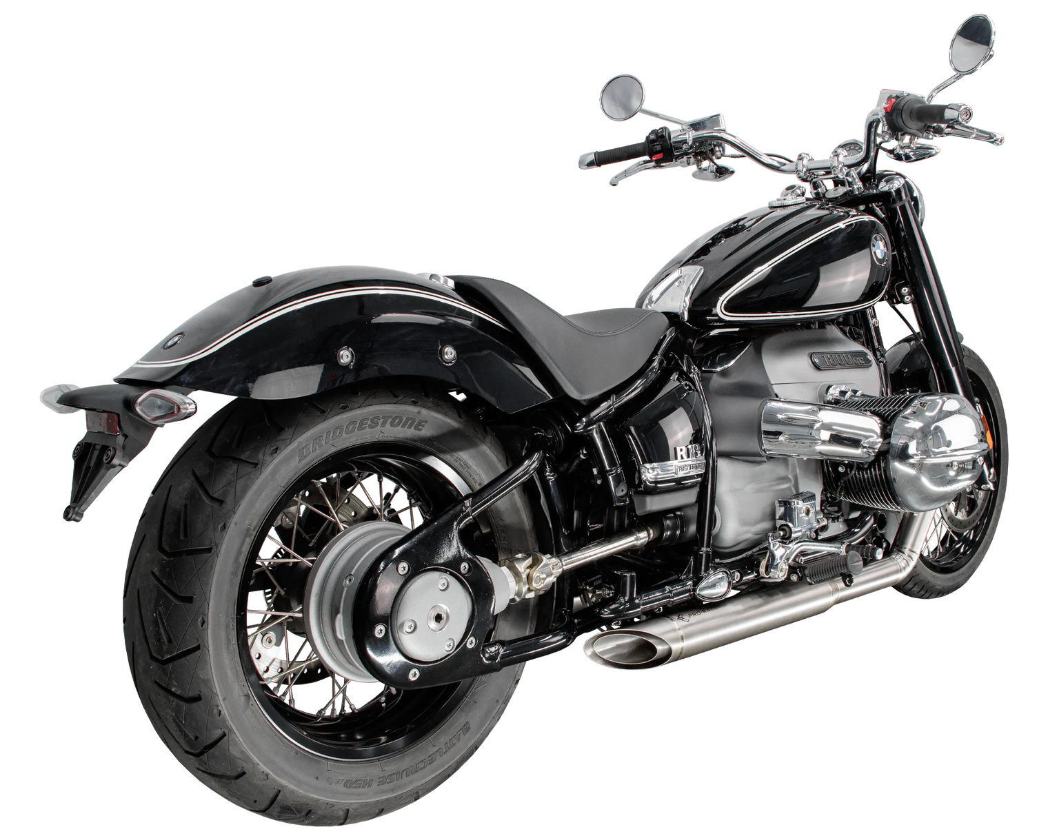 BMW R18 2020-2024 SR-1 Full titanium Pie-cut SR-1 Exhaust System Pro-Race exhaust systems