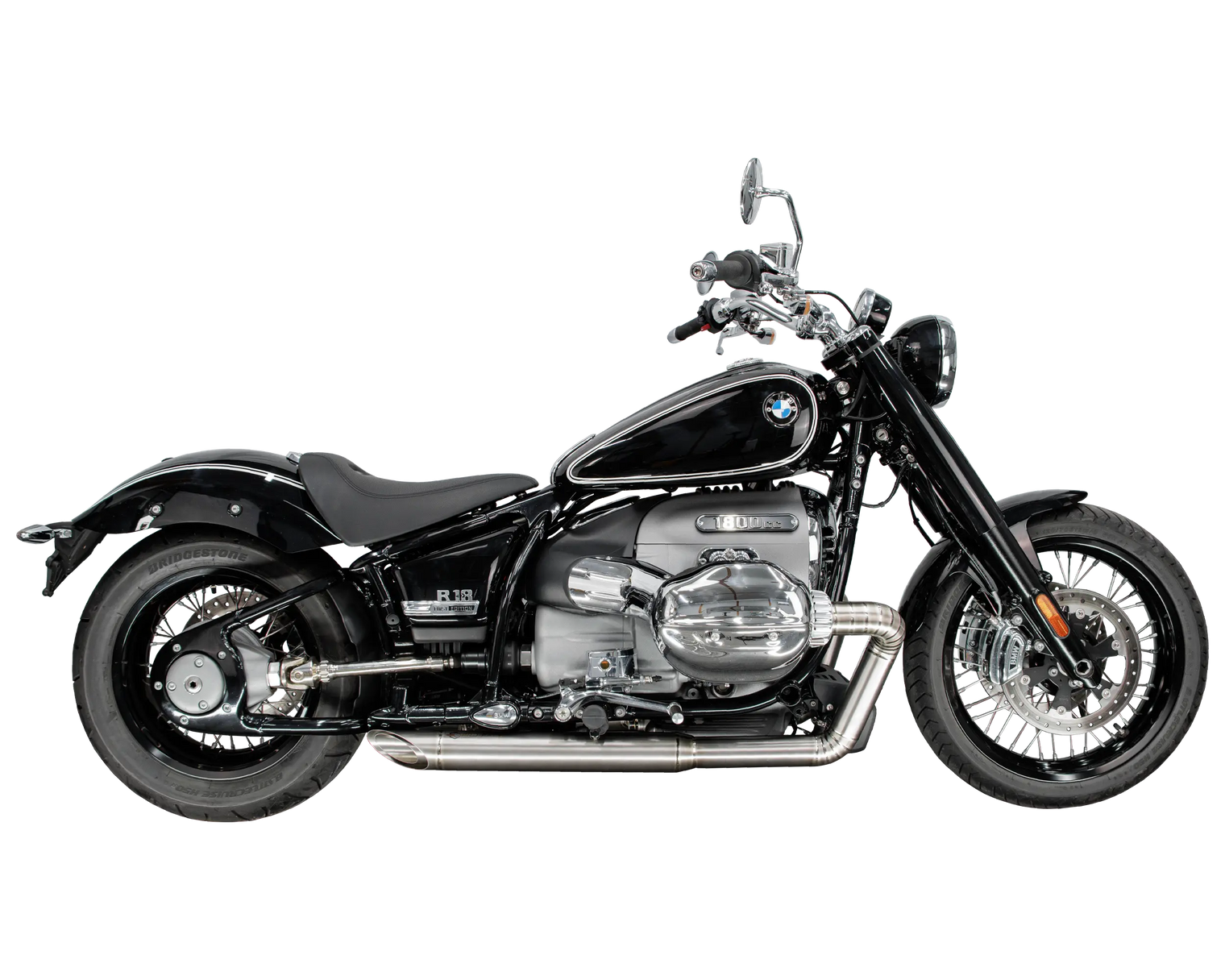 BMW R18 2020-2024 SR-1 Full titanium Pie-cut SR-1 Exhaust System Pro-Race exhaust systems