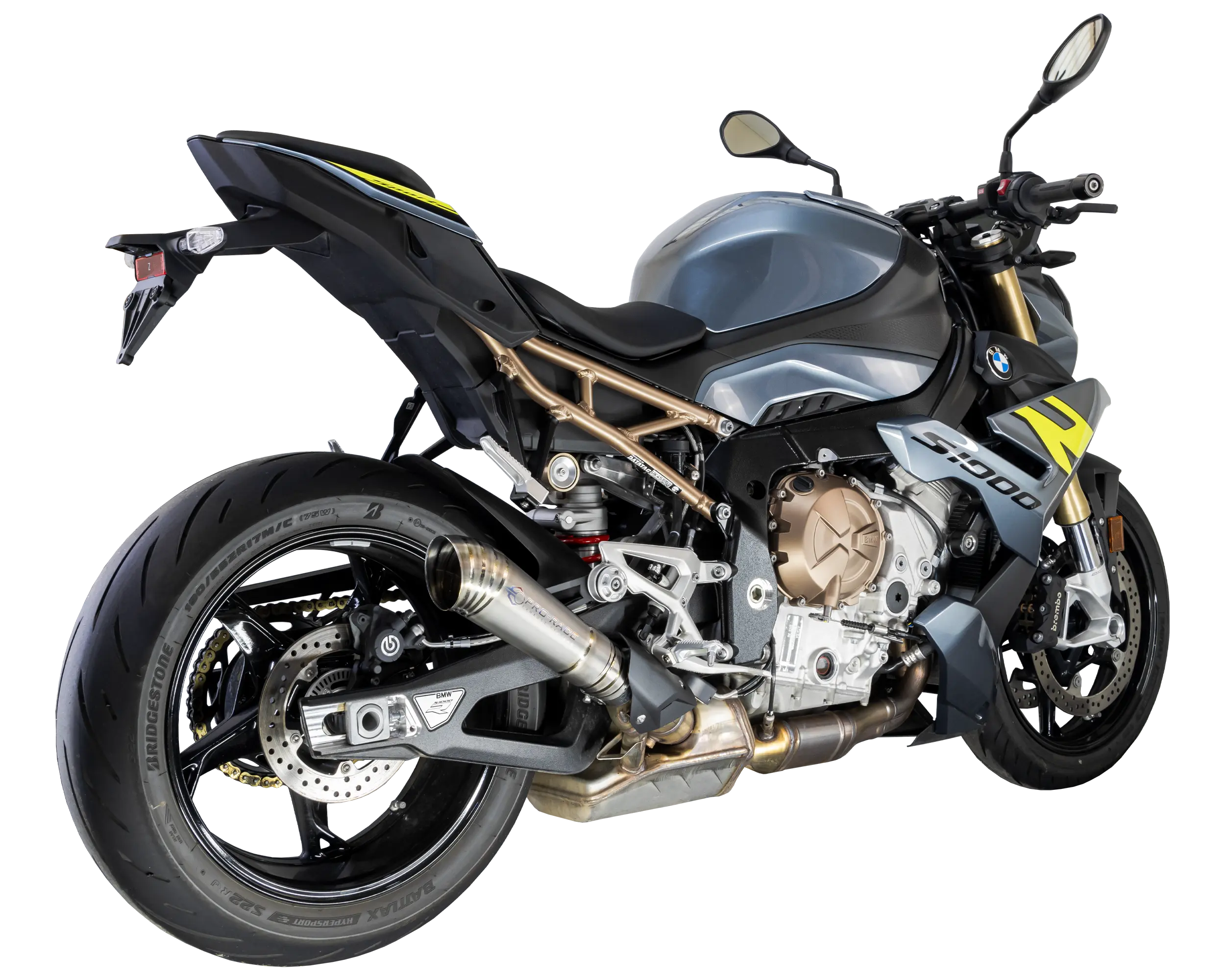 BMW S1000R M1000R 21-24年 PRO-RACE GP-S1 BMW S1000R 2021-2024 MP-1 Slip-on exhaust - Pro-Race exhaust systems