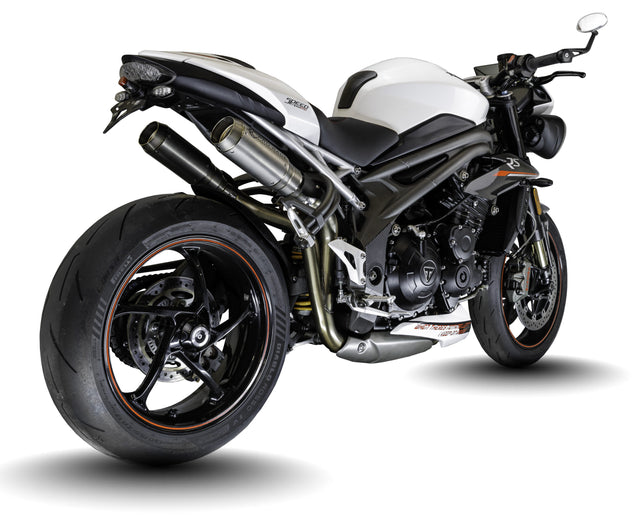 Triumph Speed Triple 1050 S & RS 2016-2020 GP-R2 Titanium slip-on exhausts  Pro-Race exhaust systems
