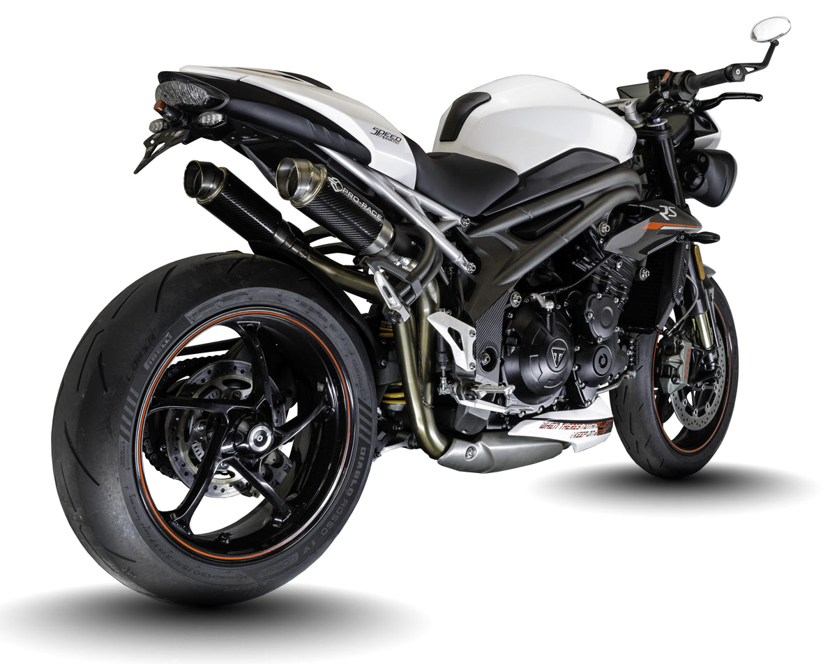 Triumph Speed Triple 1050 S & RS 2016-2020 GP-R3 Titanium slip-on exhausts  Pro-Race exhaust systems