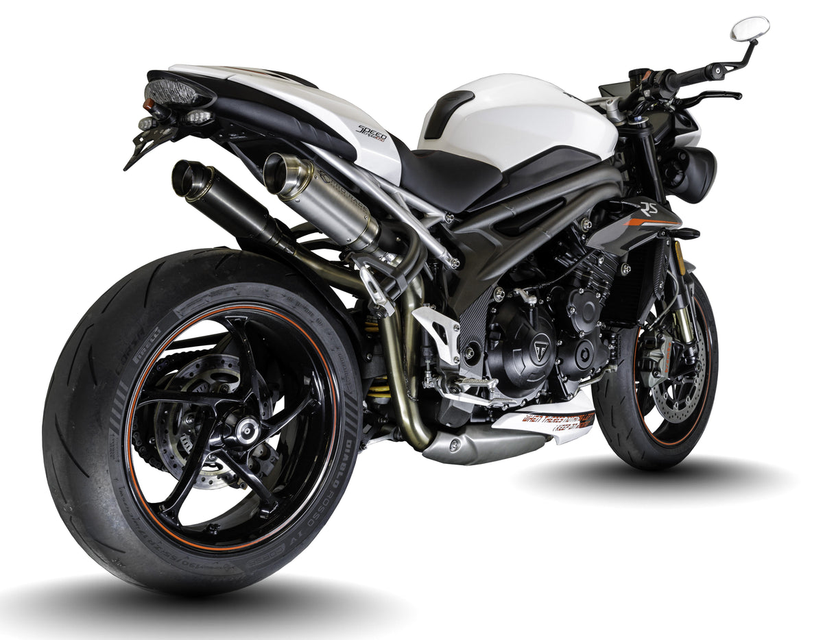 Triumph Speed Triple 1050 S & RS 2016-2020 GP-R3 Titanium slip-on exhausts  Pro-Race exhaust systems
