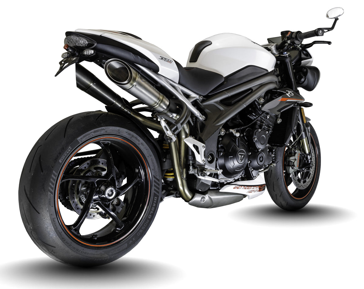Triumph Speed Triple 1050 S & RS 2016-2020 GP-R4C Titanium slip-on exhausts  Pro-Race exhaust systems