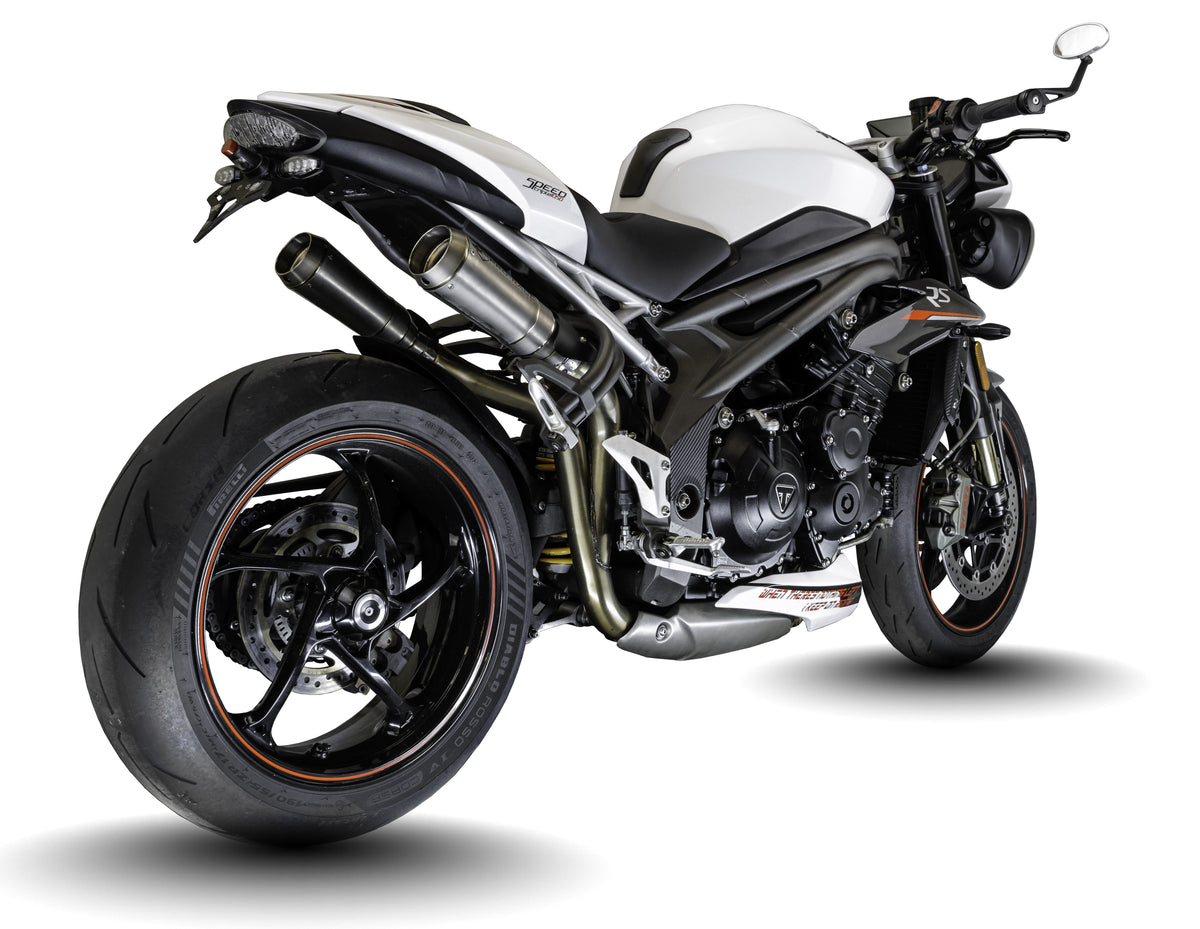 Triumph Speed Triple 1050 S & RS 2016-2020 GP-RC1 Titanium slip-on exhausts  Pro-Race exhaust systems