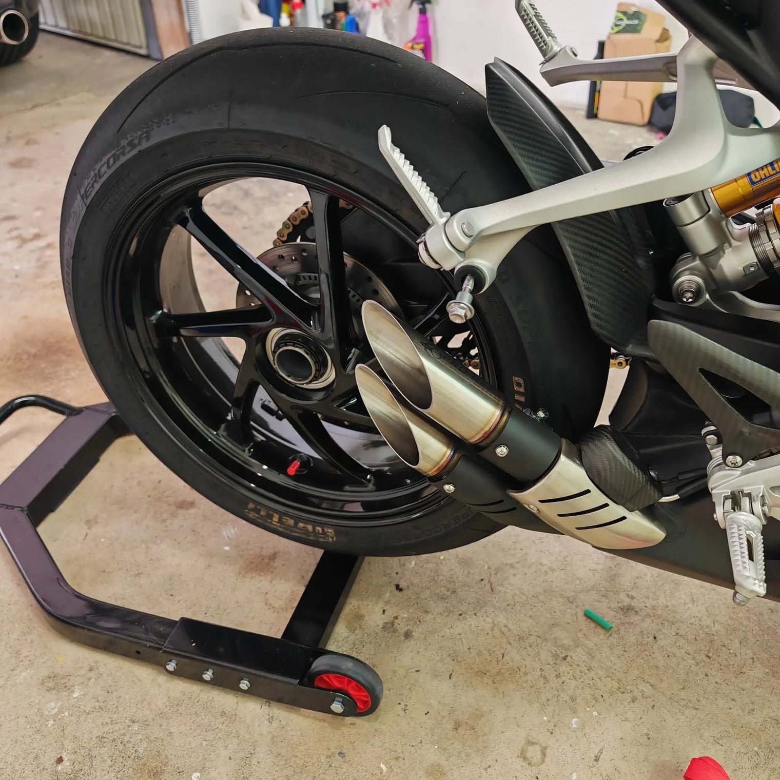 Triumph speed triple 1200 RS/RX 2025-2026 GP-S1 Heatshields Only (Pair) Pro-Race exhaust systems