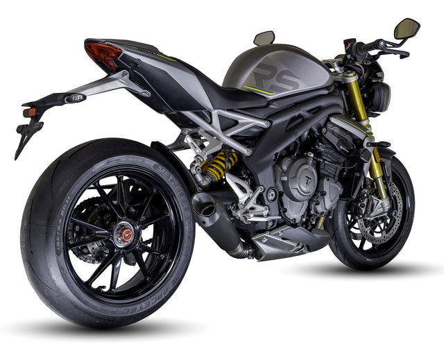 Triumph Speed Triple 1200 RS & RX 2025-2026 EVO-RC Titanium slip-on exhaust (Low Mount)  Pro-Race exhaust systems
