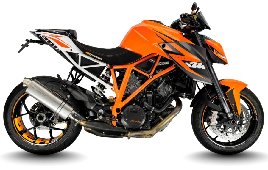 KTM SUPERDUKE 1290 GT 2016-2023 TITANIUM OVAL SLIP-ON EXHAUST - Image 13