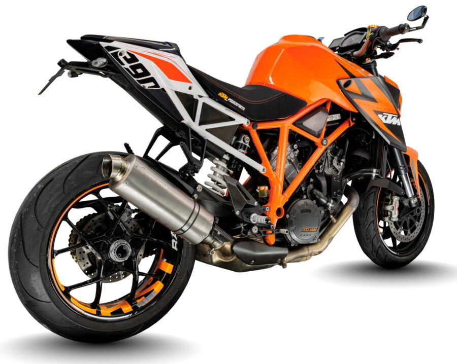 KTM SUPERDUKE 1290 GT 2016-2023 TITANIUM OVAL SLIP-ON EXHAUST - Image 10