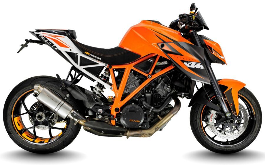 KTM SUPERDUKE 1290 GT 2016-2023 TITANIUM OVAL SLIP-ON EXHAUST - Image 12