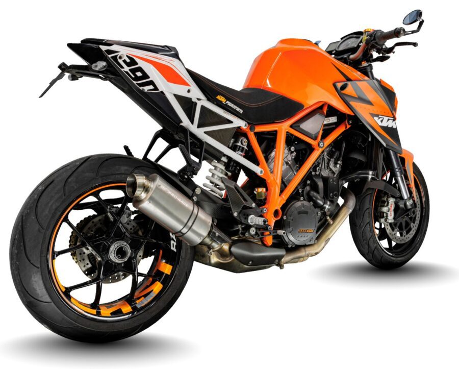 KTM SUPERDUKE 1290 GT 2016-2023 TITANIUM OVAL SLIP-ON EXHAUST - Image 9