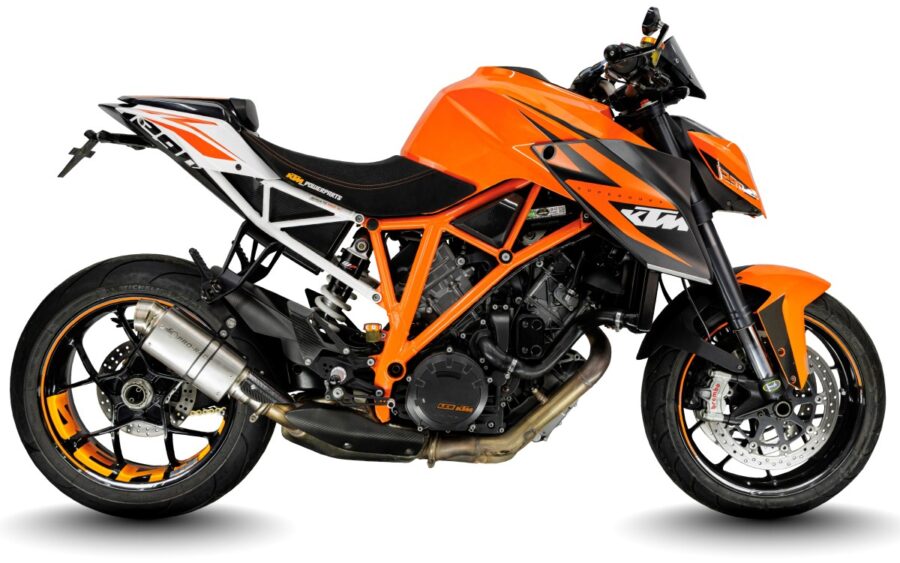 KTM SUPERDUKE 1290 GT 2016-2023 TITANIUM OVAL SLIP-ON EXHAUST - Image 11