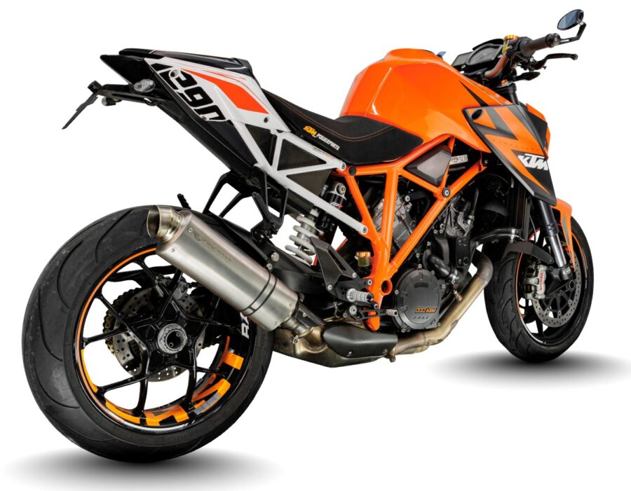 KTM SUPERDUKE 1290 GT 2016-2023 TITANIUM TRI-OVAL SLIP-ON EXHAUST - Image 9